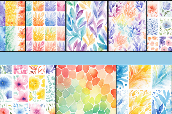 Download Watercolor Patterns - Watercolor patterns Collection