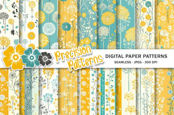 Download Dandelion Digital Scrapbook Paper Pack - Paper pack Collection