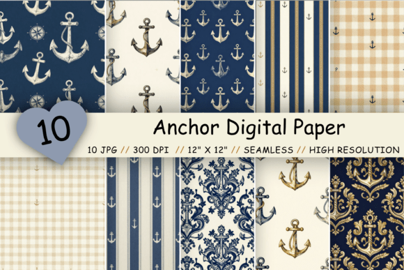 Download Anchor Digital Paper Pack, Classic - Premium Resources