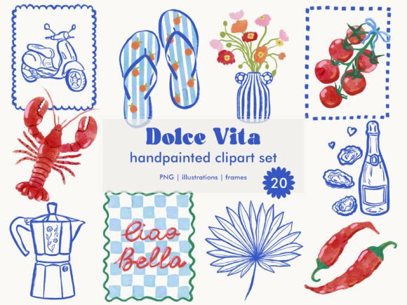 Download Dolce Vita Summer Clipart Collection PNG - Clipart Collection