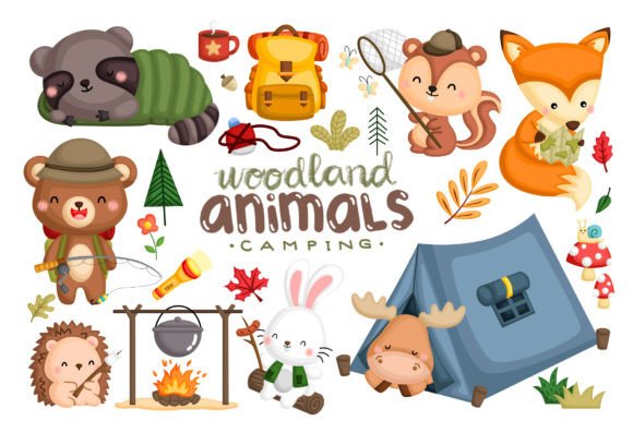 Download Animal and Camping Clipart - Cute Animal - Clipart Collection