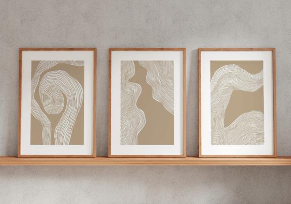 Download Set of 3 Abstract Bohemian Handrawn Art - Premium Resources