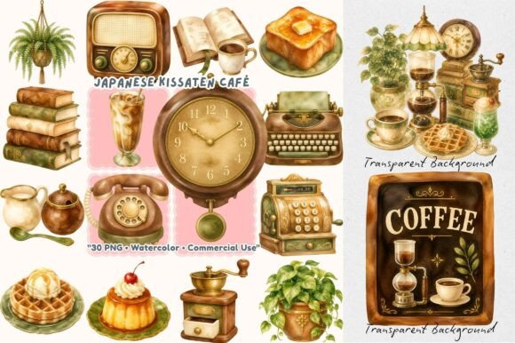 Download Coquette Japanese Kissaten Cafe Clipart - Clipart Collection