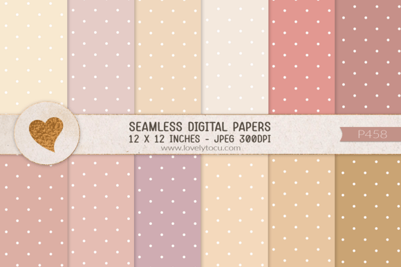 Download Pastel Polka Dot Seamless Paper Pack - Paper pack Collection