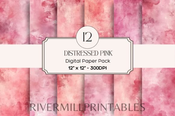 Download Grunge Pink Digital Paper Pack - Paper pack Collection