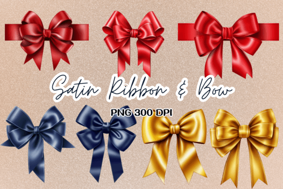 Download Satin Ribbon and Bow Clipart PNG - Clipart Collection
