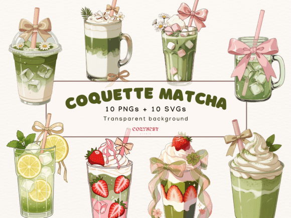 Download Coquette Matcha Clipart, Cute Pastel Bow - Clipart Collection