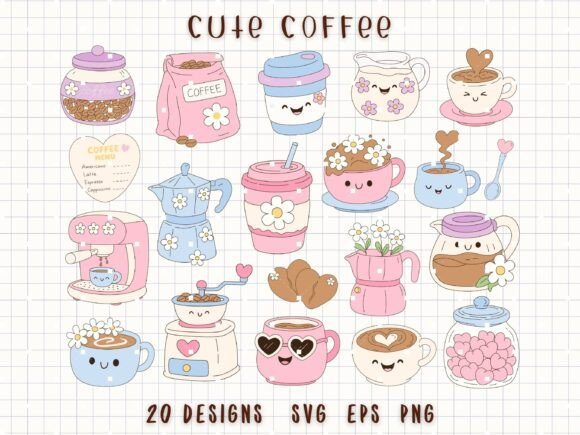 Download Coffee Clipart Cute Coffee Cup SVG - Clipart Collection