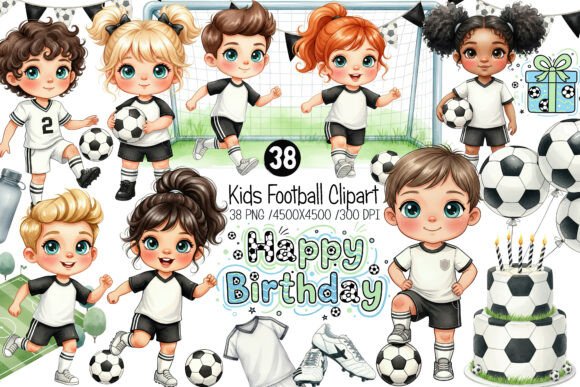 Download Kids Soccer Clipart, Football Clipart - Clipart Collection
